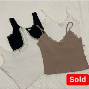 Cropped camisole/tank